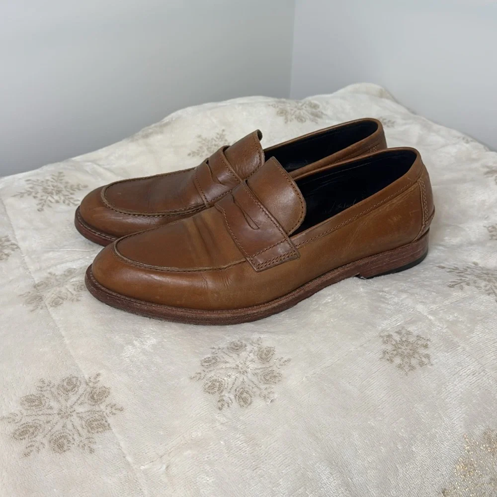 Men’s Coach Leather Shoes Size 9 - Picture 2 of 5